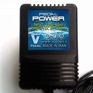 آداپتور پدال و افکت گیتار الکتریک 9 ولت 800 میلی آمپر - وی پدال